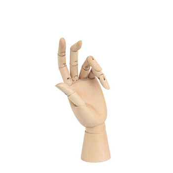 Model levá ruka 25cm – žena