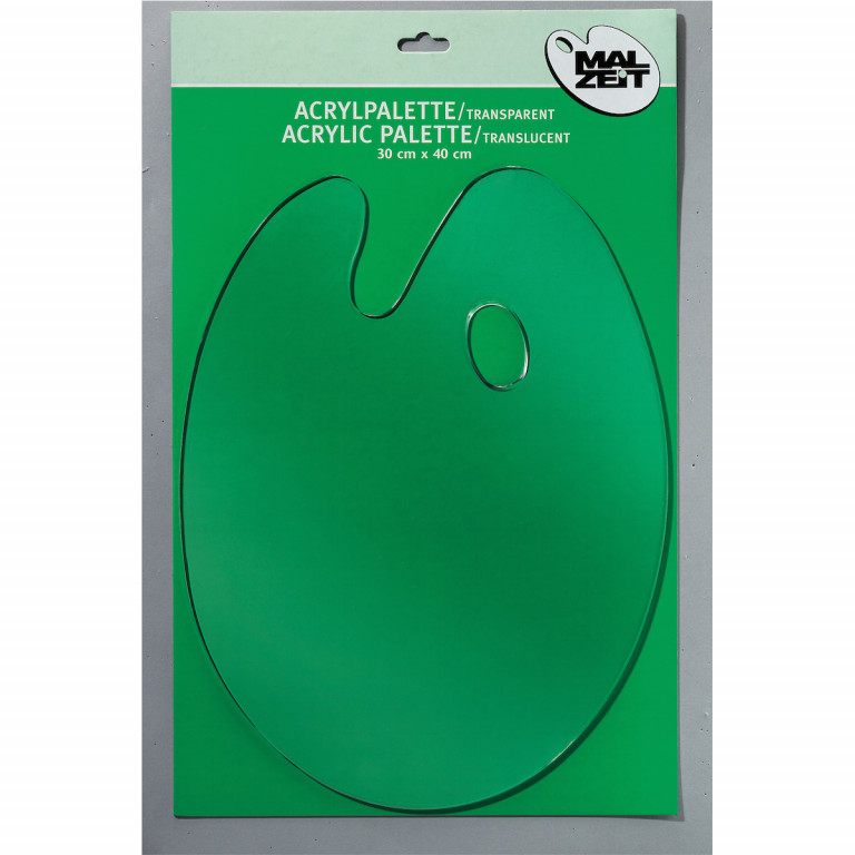 Plastová paleta průhledná velká 30x40 cm