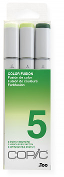 Copic Sketch sada 3ks Color Fusion 5