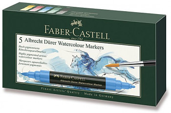 Sada akvarelových popisovačů Faber-Castell 5ks