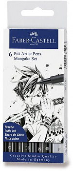 Sada popisovačů Faber-Castell 6ks – Manga