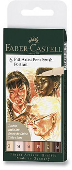 Sada popisovačů Faber-Castell 6ks – Portrét