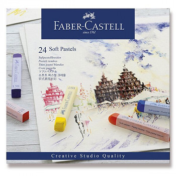 Sada pastelových kříd Faber-Castell 12ks