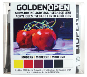 Sada barev Golden Open 6x22ml Modern