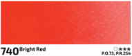 Akvarelová barva Rosa 10ml – 740 bright red