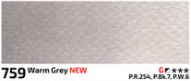 Akvarelová barva Rosa 2,5ml – 759 warm grey