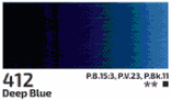 Akrylová barva Rosa 400ml – 412 deep blue