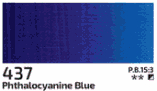 Akrylová barva Rosa 400ml – 437 phthalocyanine blue