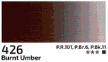 Akrylová barva Rosa 400ml – 426 burnt umber
