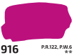 Kvašová barva Rosa 200ml – 916 magenta