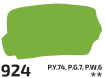 Kvašová barva Rosa 200ml – 924 yellowish green