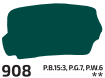 Kvašová barva Rosa 200ml – 908 emerald light