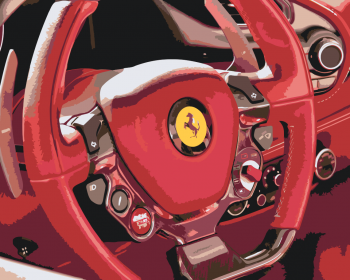 Malování podle čísel – Ferrari 40x50cm – vyberte variantu