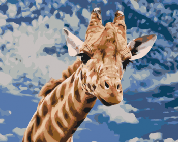 Malování podle čísel – žirafa 40x50cm