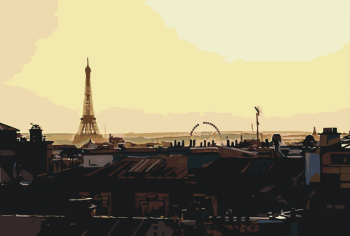 Malování podle čísel – Paříž za rozbřesku 40x60cm – vyberte variantu