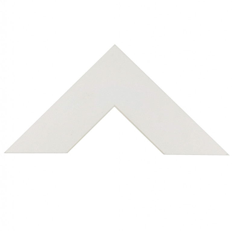 Pasparta 80x120cm – 387 bílá studená