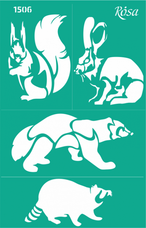 Šablona opakovatelně samolepicí 13x20cm – 1506