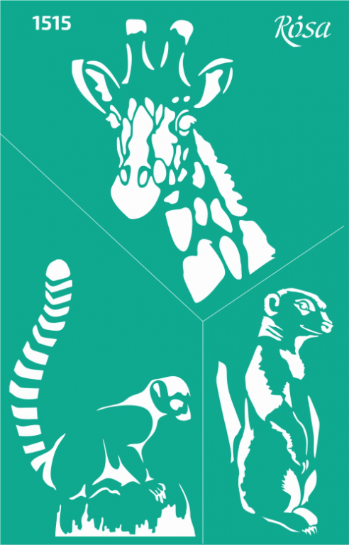 Šablona opakovatelně samolepicí 13x20cm – 1515