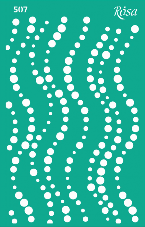 Šablona opakovatelně samolepicí 13x20cm – 507