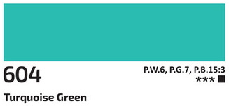 Akrylová barva Rosa 60ml – 604 turquoise green