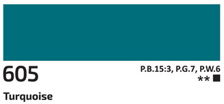 Akrylová barva Rosa 60ml – 605 turquoise