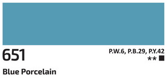 Akrylová barva Rosa 60ml – 651 blue porcelain