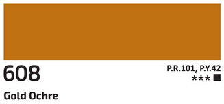 Akrylová barva Rosa 60ml – 608 gold ochre