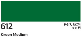 Akrylová barva Rosa 60ml – 612 green medium