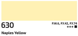 Akrylová barva Rosa 60ml – 630 naples yellow