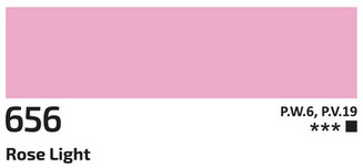 Akrylová barva Rosa 60ml – 656 rose light