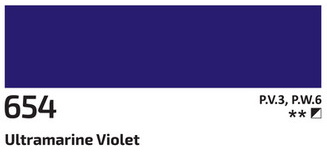 Akrylová barva Rosa 60ml – 654 ultramarine violet