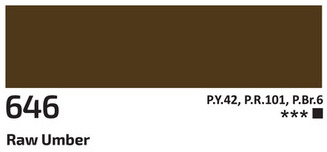 Akrylová barva Rosa 60ml – 646 raw umber