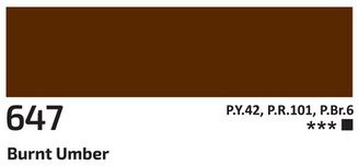 Akrylová barva Rosa 60ml – 647 burnt umber