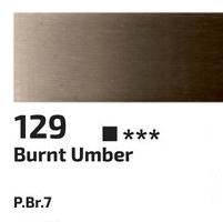 Olejová barva Rosa 45ml – 129 burnt umber