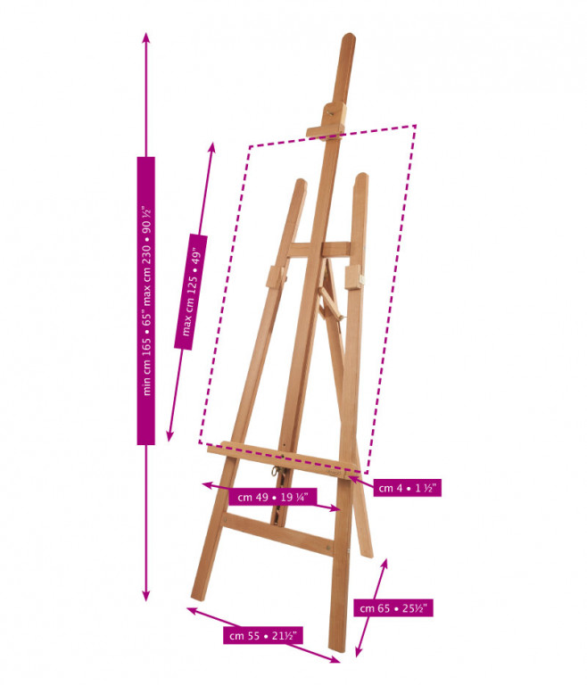 Pronájem malířského stojanu Mabef M/13 – 1 týden