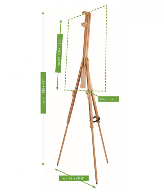 Pronájem plenérového stojanu Mabef M/29.AL – 1 týden