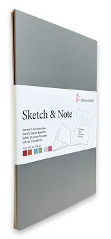 Hahnemühle Sketch&Note A5 šedý + růžový