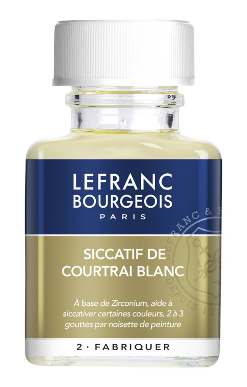 Sikativ Lefranc Courtrai bílý 75ml bez olova
