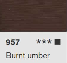 Akryl Lascaux Studio 250ml – 957 Burnt umber