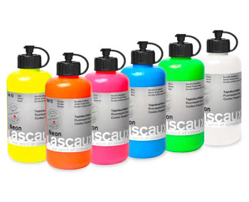 Akrylová barva Lascaux Neon 85ml – základní barvy