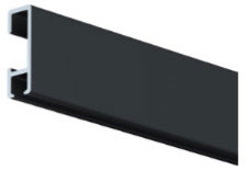 Závěsný systém Artiteq – lišta Clic Rail 200cm černá