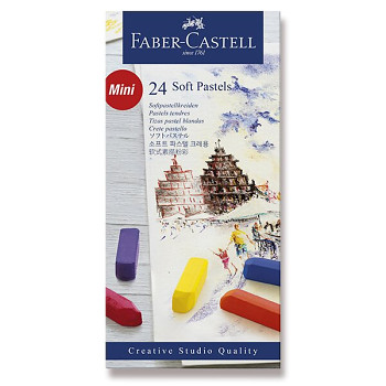 Suché pastely Faber-Castell mini 24ks