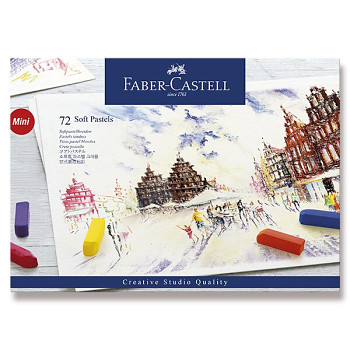 Suché pastely Faber-Castell mini 72ks