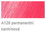 Akvarelová pastelka AD – 126 Permanent carmine
