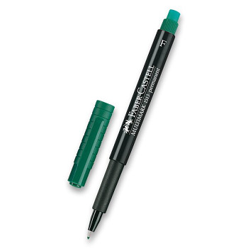 Permanentní fix Faber-Castell Multimark – zelený F