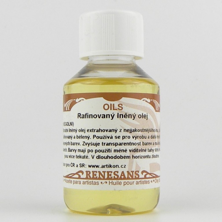 Lněný olej rafinovaný Renesans 100ml
