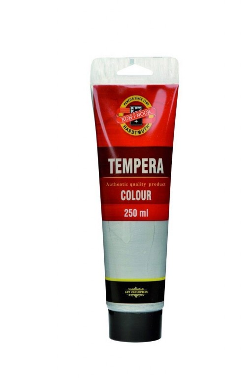 Tempera Koh-i-noor 250ml – 1800 stříbrná