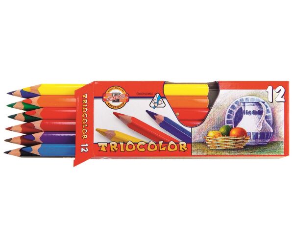 Pastelky Koh-i-noor Triocolor sada 12ks