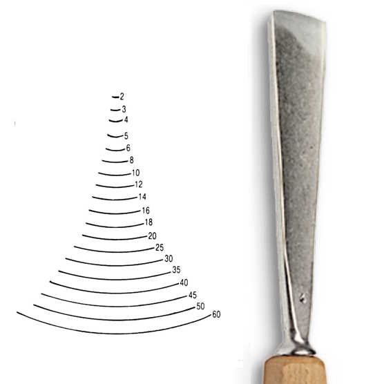 Dláto Stubai jemné U 5504 – šířka 10mm