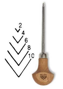 Rydlo Stubai 5839 – šířka 3mm